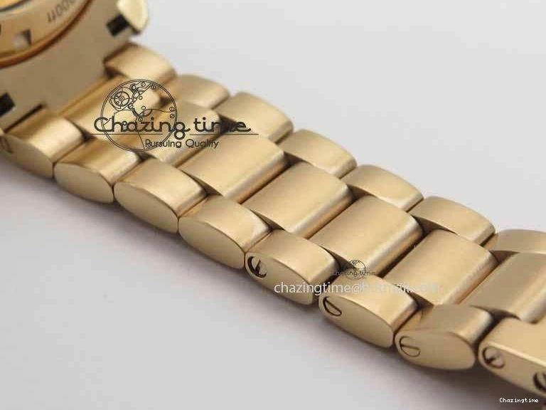 1221 Efficient Planet Ocean GMT 43.5mm RG V6F 1:1 Best Edition Black Dial On RG Bracelet A 8182